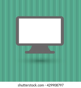 technology design. computer icon. Colorful illustration , vector