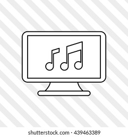 technology design. computer icon. Colorful illustration , vector