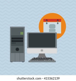 Technology  design. computer icon. internet concept