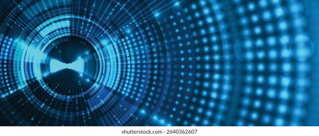 Technology design data and network connection visual business background with geometric shapes
