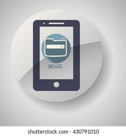 technology design. gadget icon. Isolated illustration , vector
