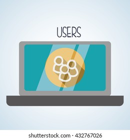technology design. gadget icon. Isolated illustration , vector