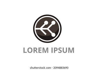 technology design icon for company logo.