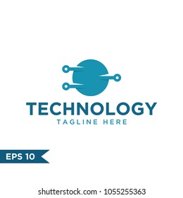 technology design logo template