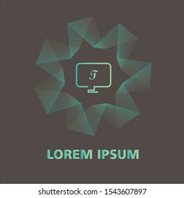 technology design logo vector and symbol icon.