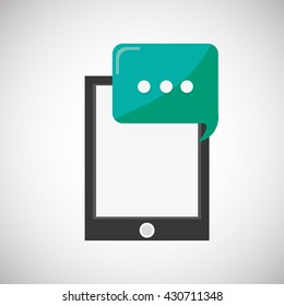 Technology design. media icon. Colorful illustration , vector