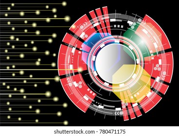Technology design  on background
