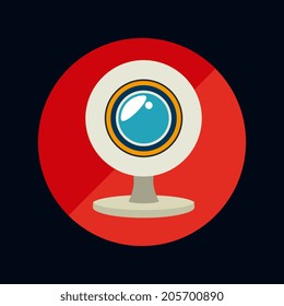 Technology  design over black background, vector illustration