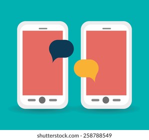 Technology design over blue background, vector illustration.