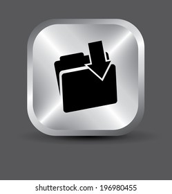Technology design over gray background, vector illustration