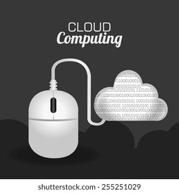 Technology design over gray background, vector illustration. Technology design over gray background, vector illustration.