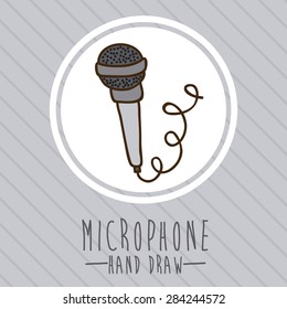 Technology design over striped background, vector illustation