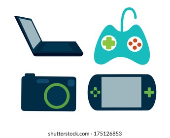 technology design over  white background vector illustration 