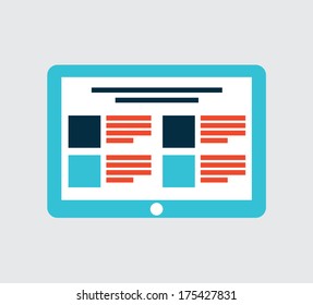 technology design over white   background vector illustration