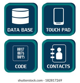 Technology design over white background, vector illustration