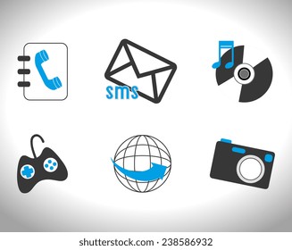 Technology design over white background, vector illustration.