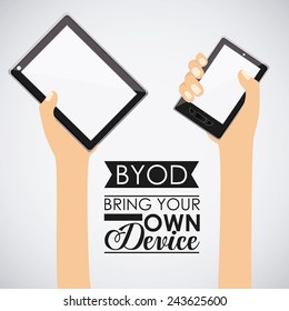 Technology design over white background, vector illustration.