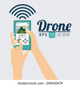 Technology design over white background, vector illustration.