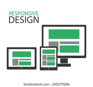 Technology design over white background, vector illustration.