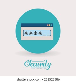 Technology design over white background, vector illustration.