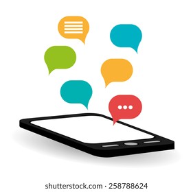 Technology design over white background, vector illustration.