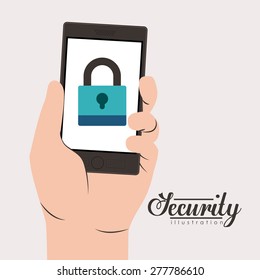 Technology design over white background, vector illustration