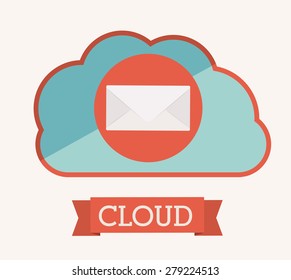 Technology design over white background, vector illustration