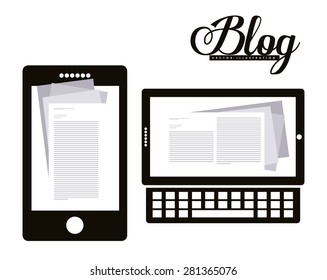 Technology design over white background, vector illustration