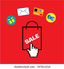 Technology design over white background, vector illustration