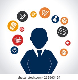 Technology design over white background,vector illustration Technology design over white background,vector illustration
