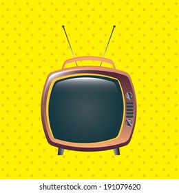 Technology design over yellow background, vector illustration