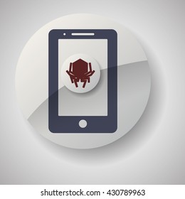 technology design. security system icon. Isolated illustration , vector