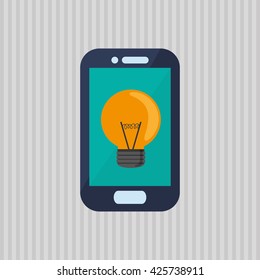 Technology design. smartphone icon. colorful illustration