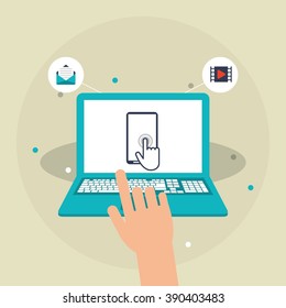 Technology design , Vector illustration