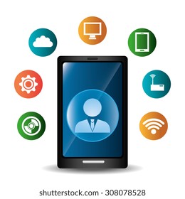 Technology design, vector illustration eps 10.