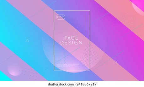 Technology Design. Wavy 3d Banner. Purple Dynamic Illustration. Vector Flyer. Cool Gradient Brochure. Corporate Ui. Dark Landing Page. Blue Technology Design