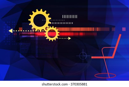 Technology Development Planning Background - Vector