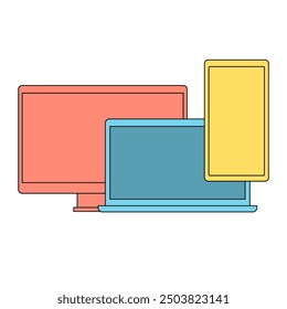 Technology device . Computer icon