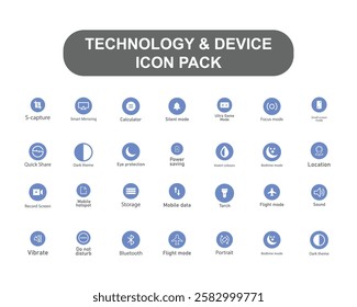 
Technology And Device Icon Pack. Electronic device icon set flat style. Simple electronic device icon set.
