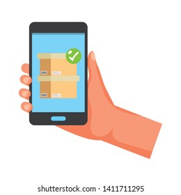 technology device modern smartphone cartoon