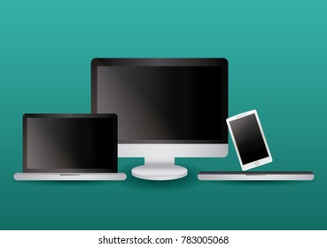 Technology devices icons