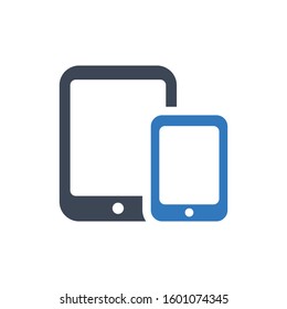 Technology devices vector icon. Editable symbol illustration.