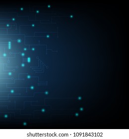 technology digital abstract and background network concept