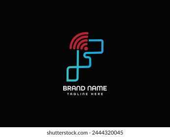 Technology and digital abstract connection