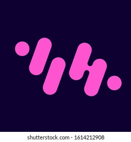 Technology and digital abstract connection vector logo. EPS 10
