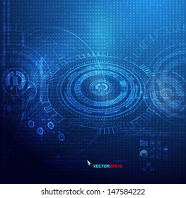 Technology digital background, Vector eps10