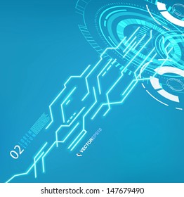 Technology digital background, Vector eps10 