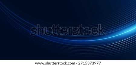 Technology digital blue flow background, modern tech banner, corporate business concept, hi-tech abstract background for presentation business or tech event poster EPS 10