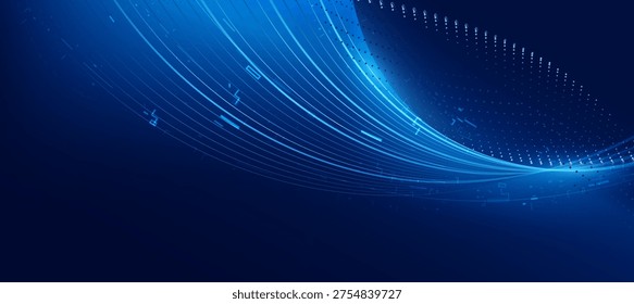 Fondo flujo datos digitales