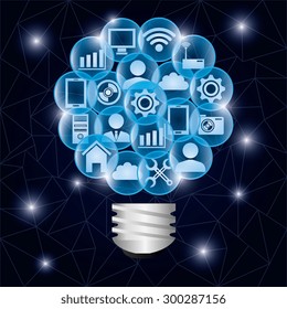 Technology digital design, vector illustration eps 10.